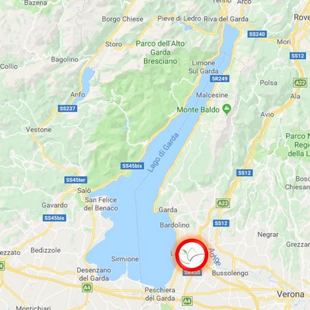 mappa hotel Riva del Garda