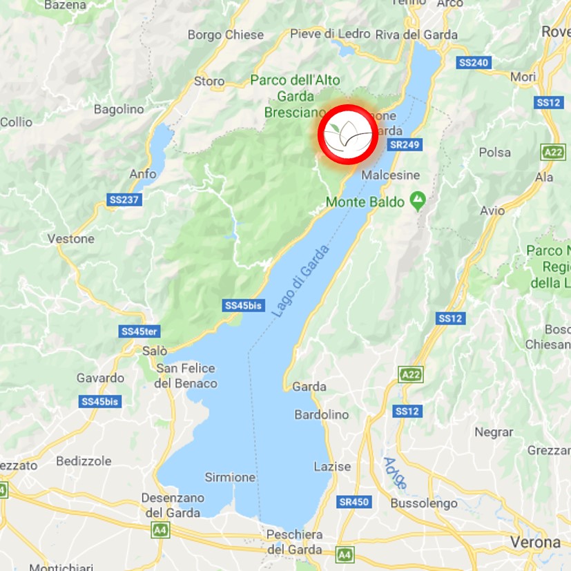 mappa hotel limone sul garda